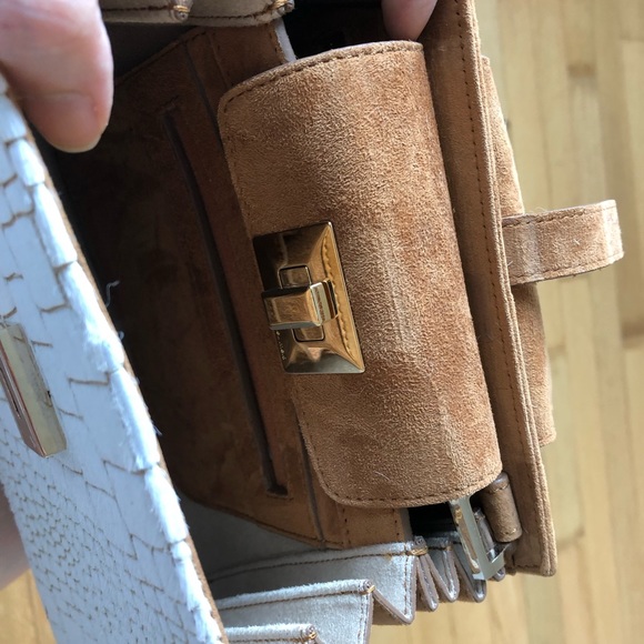 Meli Melo Calf Fur Double Flap Bag - Picture 6 of 7